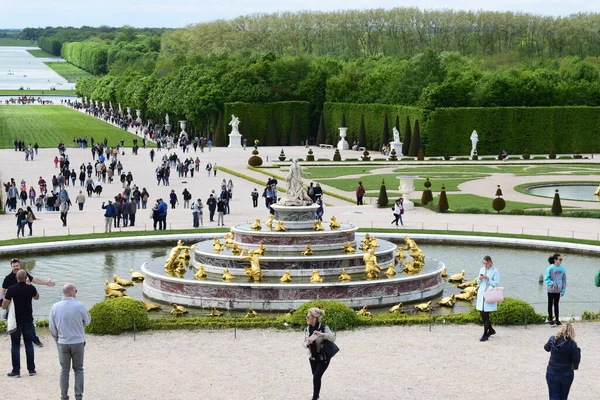 Versailles Francia Maggio 2018 Fontana Latona Nel Giardino Versailles Francia — Foto Stock