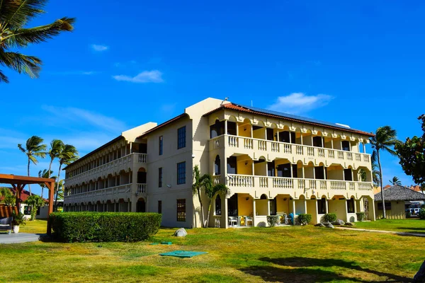 Vista Mozzafiato Sul Romantico Bucuti Tara Resort Largo Eagle Beach — Foto Stock