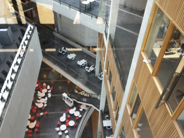 Ede-Wageningen manzarası, önemli bir üniversite kampüsü olan Hollanda 'nın güzel şehri.