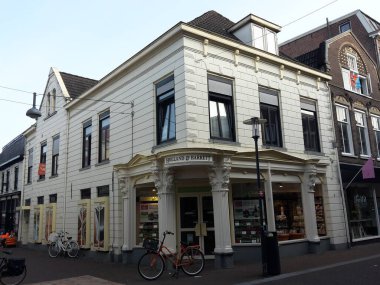 Ede-Wageningen manzarası, önemli bir üniversite kampüsü olan Hollanda 'nın güzel şehri.