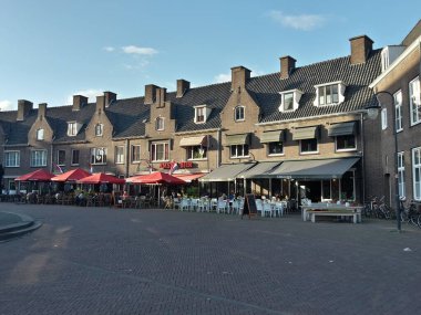 Ede-Wageningen manzarası, önemli bir üniversite kampüsü olan Hollanda 'nın güzel şehri.