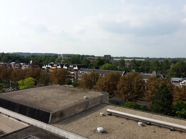 Vista Ede Wageningen Bela Cidade Holanda Com Importante Campus Universitário — Fotografia de Stock