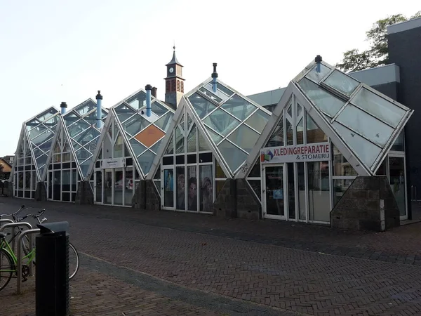 Вид Вагенінген Гарне Місто Нідерландах Важливим Університетським Кампусом — стокове фото