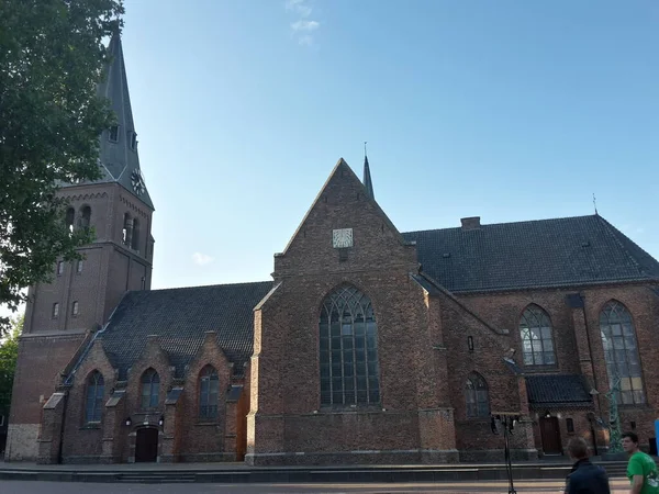 Ede Wageningen Manzarası Önemli Bir Üniversite Kampüsü Olan Hollanda Nın — Stok fotoğraf