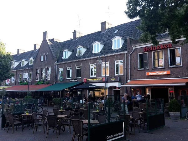 Вид Эде Вемпель Красивый Город Нидерландах Важным Университетским Кампусом — стоковое фото