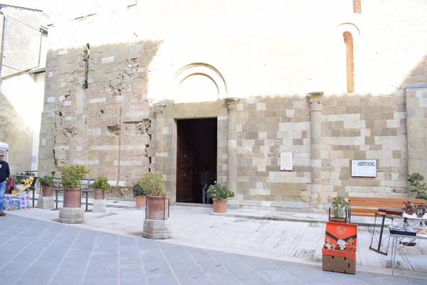 Colle Val Elsa Calles Casco Antiguo Hermosa Ciudad Medieval Toscana —  Fotos de Stock