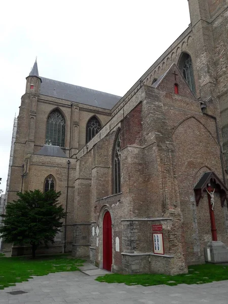 Vista Classica Del Centro Storico Bruges Brugge Provincia Delle Fiandre — Foto Stock