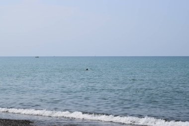 Marina di Cecina, Maremma, Toskana, İtalya, Avrupa plajı