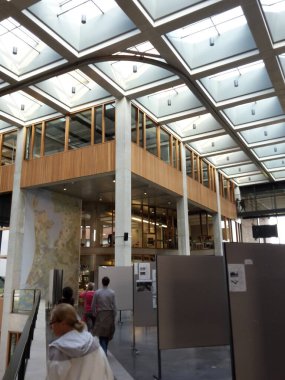 Ede-Wageningen manzarası, önemli bir üniversite kampüsü olan Hollanda 'nın güzel şehri.