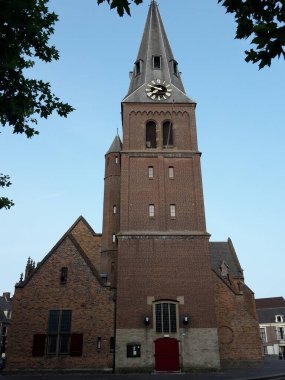 Ede-Wageningen manzarası, önemli bir üniversite kampüsü olan Hollanda 'nın güzel şehri.