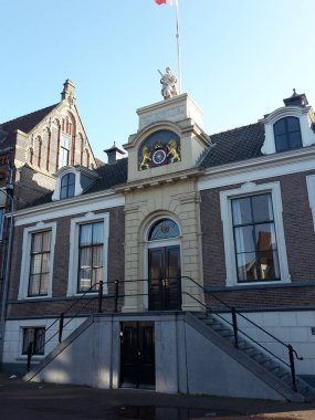 Ede-Wageningen manzarası, önemli bir üniversite kampüsü olan Hollanda 'nın güzel şehri.