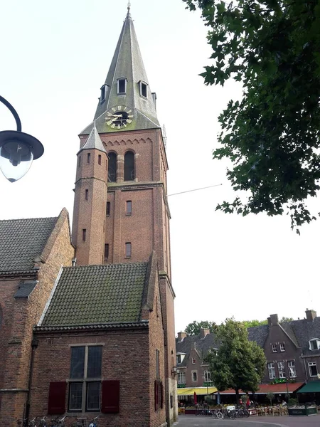 Pohled Ede Wageningen Krásné Město Nizozemsku Významným Univerzitním Kampusem — Stock fotografie