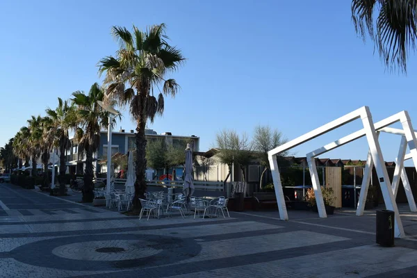 Marina Cecina Cecina Mare Bellissima Vista Sulla Città Sul Mare — Foto Stock