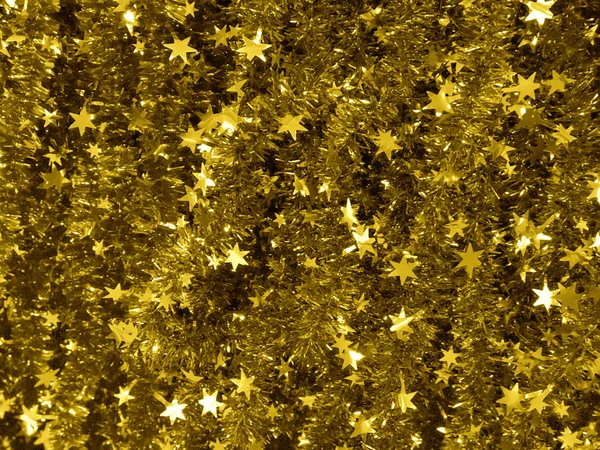 Bracciale Oro Con Stelle Natale Sfondo Sfocato — Foto Stock