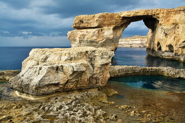 Azure pencere Malta Gozo Adası
