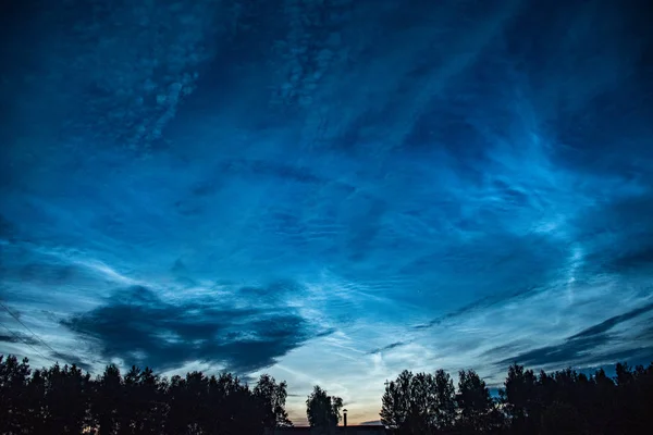 Estas Belas Nuvens Prata — Fotografia de Stock