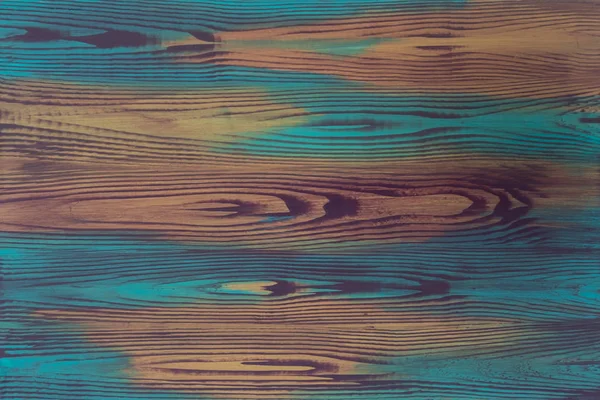 boyalı tabak renkli yanılsama boyama, ahşap tahıl, parlak menekşe, mor, mavi, Turkuaz, bej, koyu sarı - desen arka plan ahşap kurulları yaratıcı taklit ile trompe l'oeil el