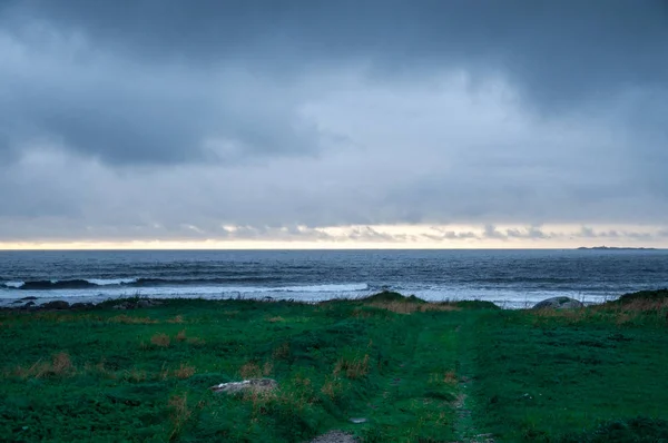 Mare Nell Isola Godoy Norvegia — Foto Stock