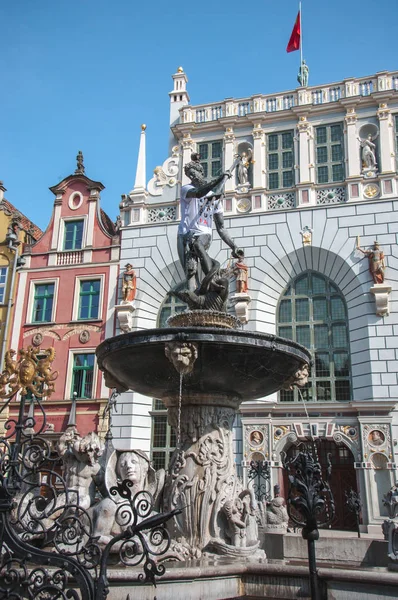 08/30/2018 The Neptune Çeşme Gdansk eski kasaba Gdansk Polonya
