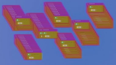 Retro biçimi Eski İleti Pembe Magenta İleti Pencereleri Açılan Hata Bildirimi. Diyalog Kutusu Virüsü Uyarı Aldı. Sistem Güvenlik Alarmı. Bilgisayar korsanlığı. zararlı yazılım tespit edildi, veri şifrelemesi