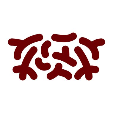 Küçük kuş yuvası, vektör çizim