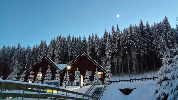 Burada o Noel Baba değil ve onun büyülü geyik yaşamak? Ukraynalı resort Bukovel gerçek bir peri masalı, unutulmaz bir Noel hikayesi duygusu veriyor..