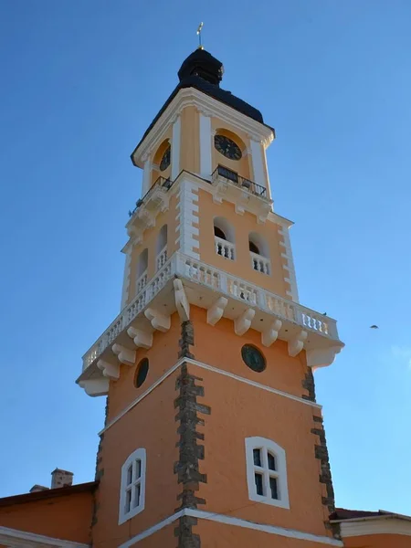 Municipio Sulla Piazza Centrale Del Centro Storico Kamenets Podolsk Dal — Foto Stock