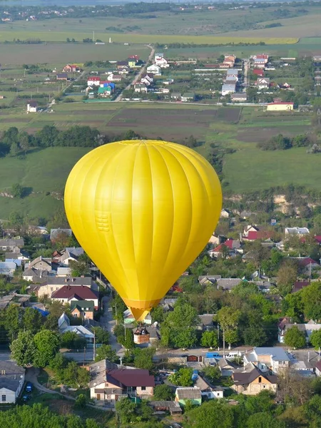 Ballonfestival Jeder Der Eine Eintrittskarte Kauft Die Herrliche Aussicht Auf — Stockfoto