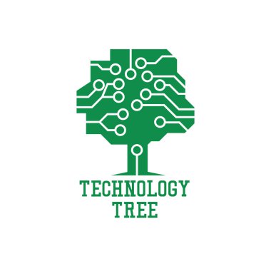 Renk vektör ağaç simgesi