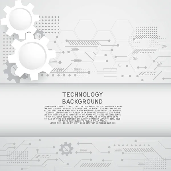 Alta Tecnologia Informática Para Negócios Tecnologia Formação Ilustração Vetorial —  Vetores de Stock