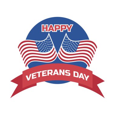 mutlu veteran günü Amerikan gazisi için. vektör çizim