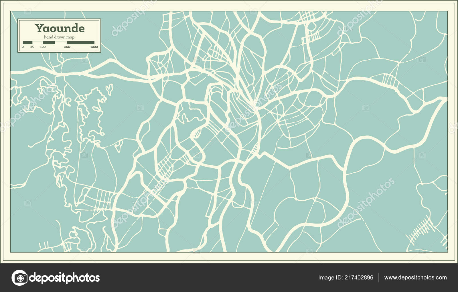 Contorno simples do mapa de portugal, em estilo de esboço