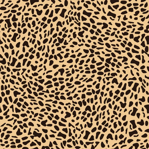 Design Padrão Sem Costura Leopard Ilustração Vetorial — Vetor de Stock