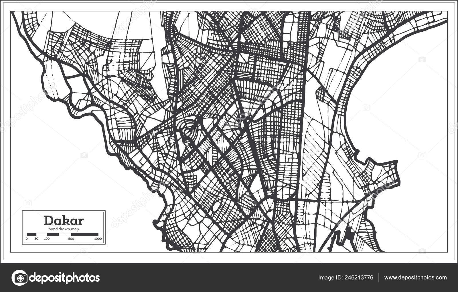 Contorno simples do mapa de portugal, em estilo de esboço