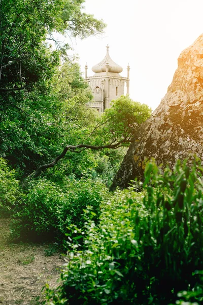 Alupka Vagyok Crimea Augusztus 2017 Tower Vorontsov Palace Alupka Kilátás — Stock Fotó