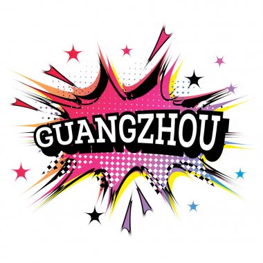 Pop Art Style Guangzhou Comic Metin. 