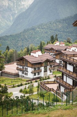 Otel Polyana 1389 Hotel&Spa. Dağ Kayak Resor'daki kulübeler