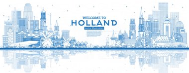Mavi Binalarla Hollanda Silüeti'ne Anahat Hoş geldiniz.