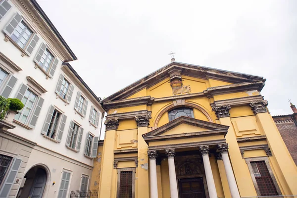 Milánó Olaszország 2019 Május Santa Maria Podone Templom Homlokzata Milánói — Stock Fotó