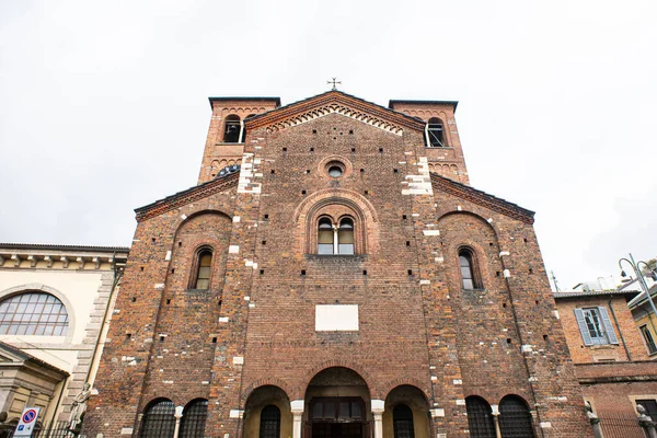 Milánó Olaszország 2019 Május San Sepolcro Templom Milánóban Chiesa San — Stock Fotó