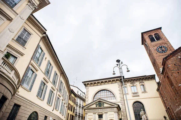 Milánó Olaszország 2019 Május Ambróziai Könyvtár Milánóban Biblioteca Pinacoteca Accademia — Stock Fotó