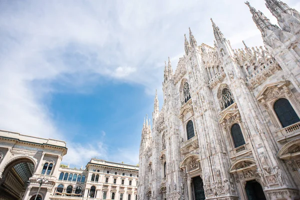 밀라노 두오모의 이탈리아 밀라노 대성당은 데이에 — 스톡 사진