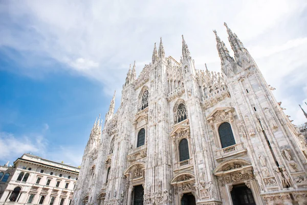 밀라노 두오모의 이탈리아 밀라노 대성당은 데이에 — 스톡 사진