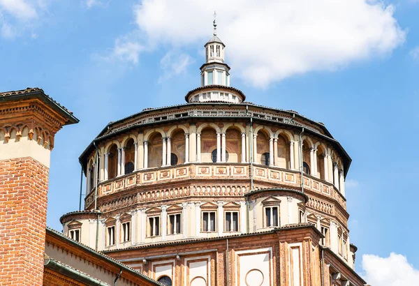 Santa Maria Delle Grazie Templom Milánóban Olaszországban Utolsó Vacsora Otthona — Stock Fotó