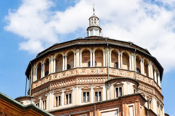 Santa Maria Delle Grazie Templom Milánóban Olaszországban Utolsó Vacsora Otthona — Stock Fotó