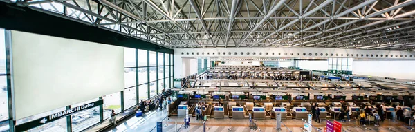 Μιλάνο Ιταλία Μαΐου 2019 Εσωτερικό Του Αεροδρομίου Malpensa Αεροδρόμιο Hall — Φωτογραφία Αρχείου
