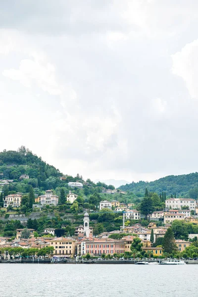 Menaggio Stadt Comer See Der Lombardei Italien Bewölkter Himmel — Stockfoto