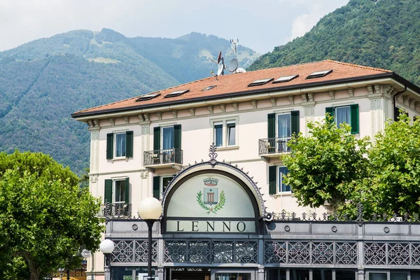 Jestem Lenno Jezioro Como Włochy Lipca 2019 Prom Gminie Lenno — Zdjęcie stockowe