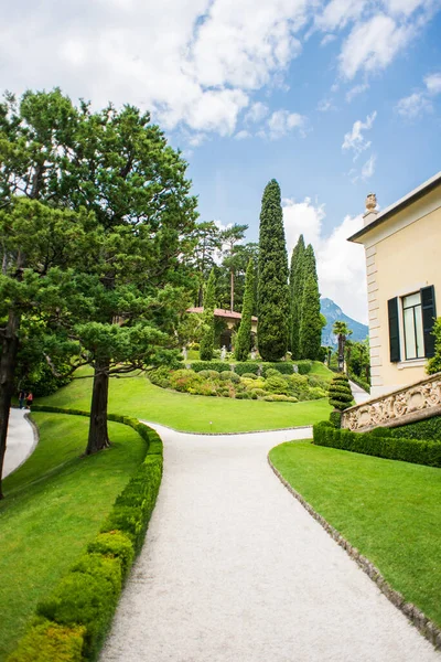 Villa Balbianello Comer See Italien Juli 2019 Weg Garten Der — Stockfoto