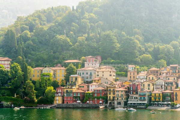 Morgen Blick Auf Die Bunte Stadt Varenna Comer See Italien — Stockfoto